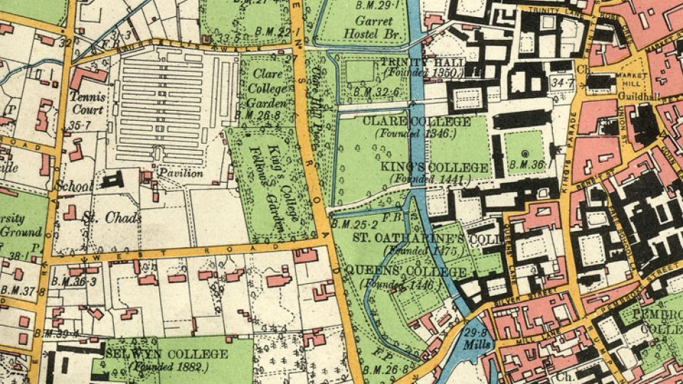 Ordnance Survey map, 1927 (CAM/181)